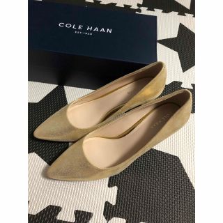 コールハーン(Cole Haan)のCOLE HAAN ゴールドパンプス(ハイヒール/パンプス)