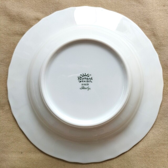 Richard Ginori(リチャードジノリ)のリチャードジノリ ベッキオホワイト スープ皿  5枚セット インテリア/住まい/日用品のキッチン/食器(食器)の商品写真