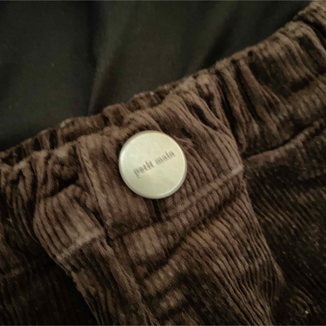petitmain コーデュロイカフェパンツ 80cm キッズ/ベビー/マタニティのベビー服(~85cm)(パンツ)の商品写真