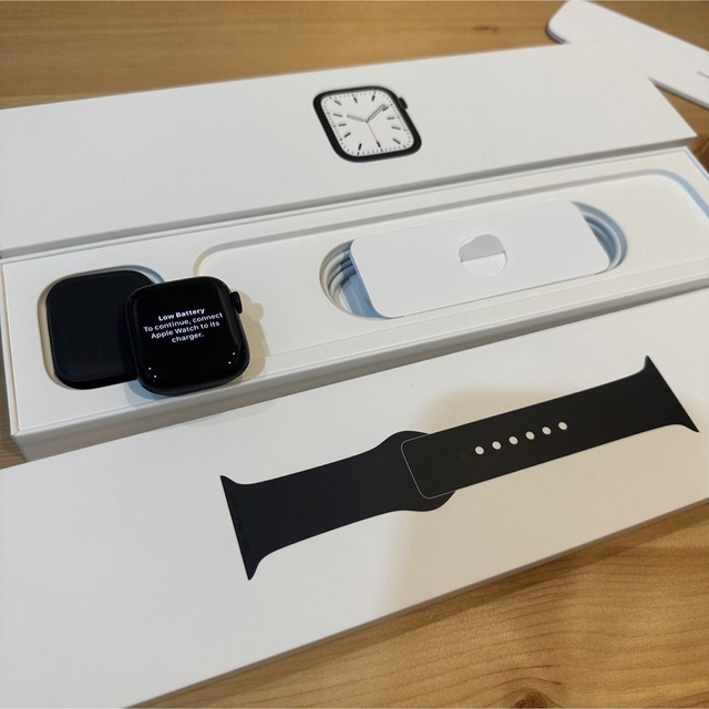 Apple Watch(アップルウォッチ)のApple watch 7 本体 Series7 41mm Gps ミッドナイト メンズの時計(腕時計(デジタル))の商品写真