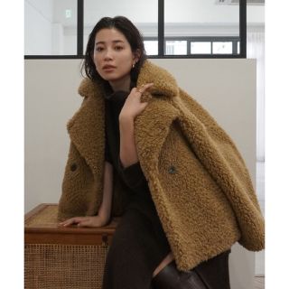 ETRE フェイクシープファージャケット ブラウン AMERI todayful