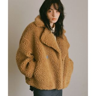 ETRE フェイクシープファージャケット ブラウン AMERI todayful