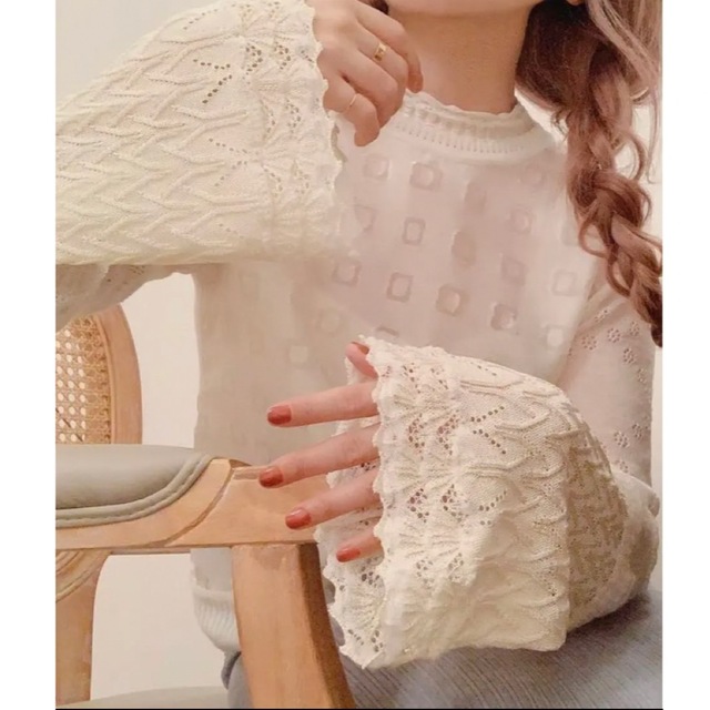 mame(マメ)のmame kurogiuchi Knitted Sleeves レディースのトップス(カットソー(長袖/七分))の商品写真