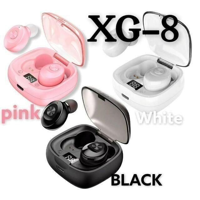 オンラインショッピング イヤレスイヤホン ホワイト XG-8 Bluetooth