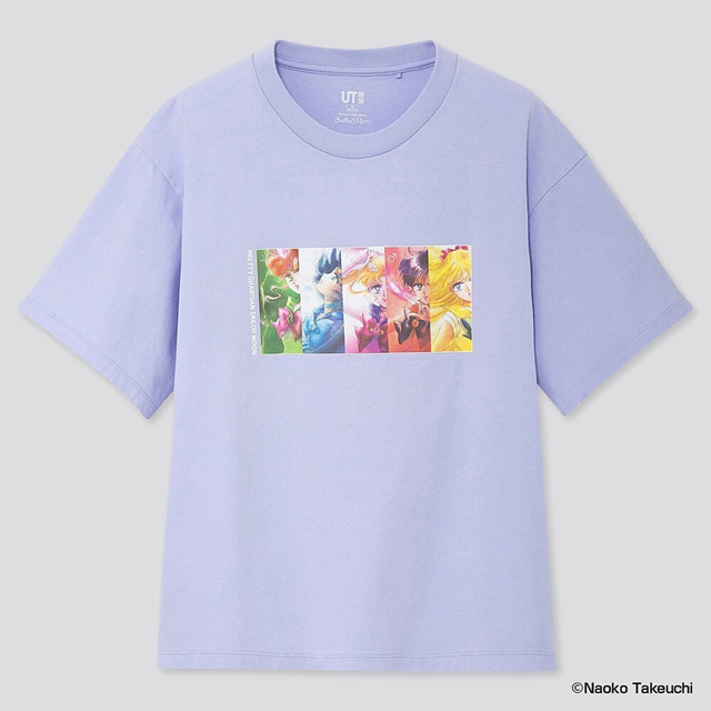 UNIQLO(ユニクロ)のsale!新品タグ付☆UNIQLO ×美少女戦士セーラームーン☆Tシャツ青 レディースのトップス(Tシャツ(半袖/袖なし))の商品写真