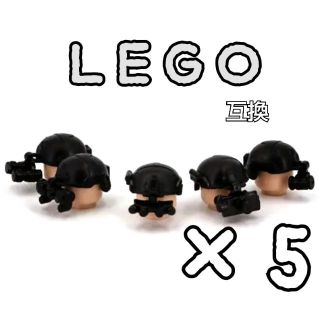 暗視スコープ　黒　LEGO互換　レゴ武器　インテリア　クリスマス　SWAT(その他)