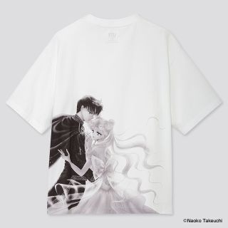 セーラームーン(セーラームーン)のsale!新品タグ付☆UNIQLO ×美少女戦士セーラームーン☆Tシャツ白(Tシャツ(半袖/袖なし))