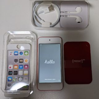 アイポッドタッチ(iPod touch)のiPod touch 第7世代 32GB レッド(ポータブルプレーヤー)