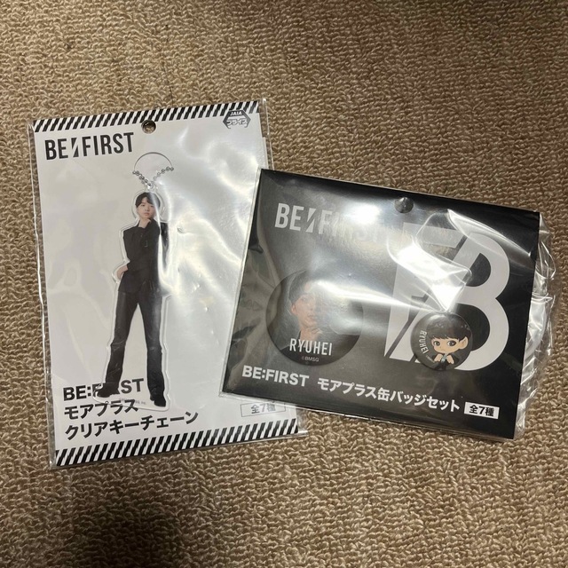 BE:FIRST - BE:FIRST リュウヘイ クリアキーチェーン 缶バッジ セット ...