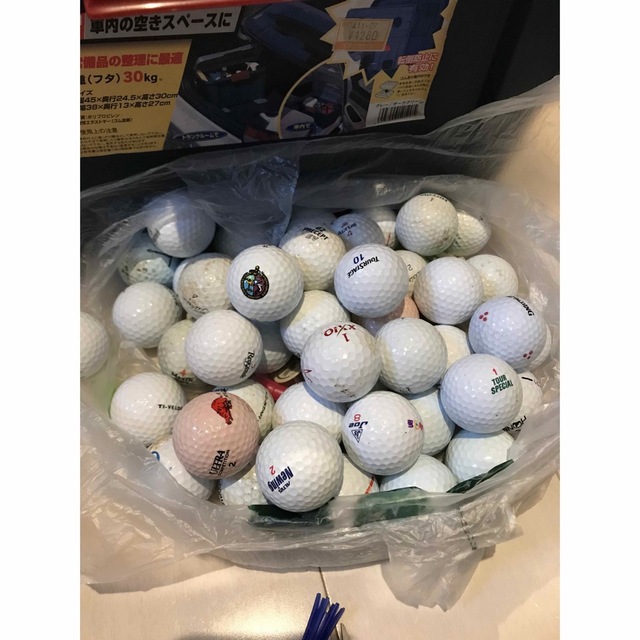 本間ゴルフ(ホンマゴルフ)のロストボール　詰め合わせ　ゴルフボール　ティー スポーツ/アウトドアのゴルフ(その他)の商品写真
