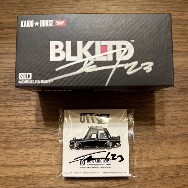 ミニカーKAIDO★HOUSE  BLKLTD 限定100個　直筆サイン入り