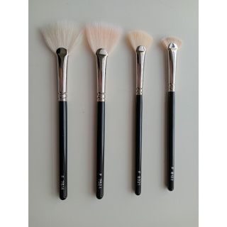 白鳳堂 化粧筆 扇筆4本セット F7514/F7524/F8321/F8122 白鳳堂 化粧筆 扇筆4本セット F7514/F7524/F8321/F8122