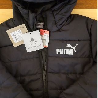 新品タグ付き プーマ 黒 ダウン 撥水加工 140 キッズ　ジャケット　PUMA(ジャケット/上着)