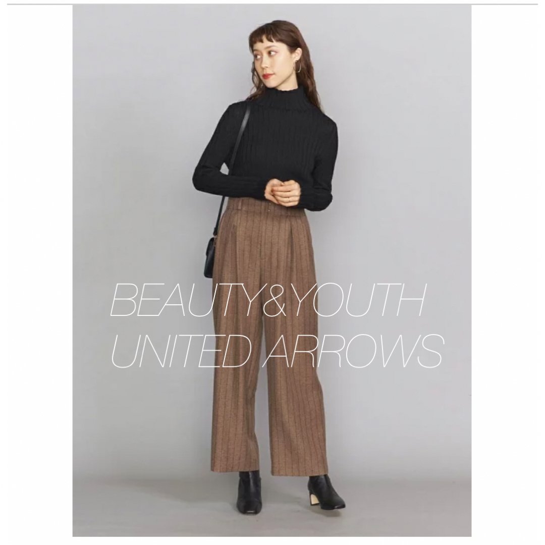 BEAUTY&YOUTH UNITED ARROWS(ビューティアンドユースユナイテッドアローズ)のBEAUTY&YOUTH UNITED ARROWS 黒ニット レディースのトップス(ニット/セーター)の商品写真
