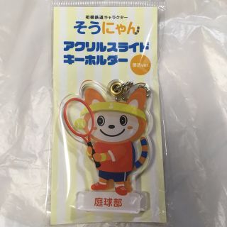 そうにゃん アクリルスライドキーホルダー(鉄道)