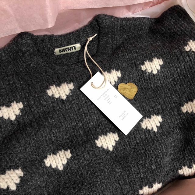 残りわずか nknit nknit ハートパターンニット - www.uspsiena.it