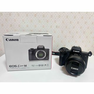 キヤノン(Canon)のCanon EOS KISS M レンズキット【3/31まで】(ミラーレス一眼)