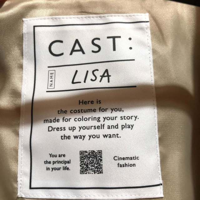 CAST: - ☆新品タグ付き☆CAST: キャスト トレンチコート スプリング