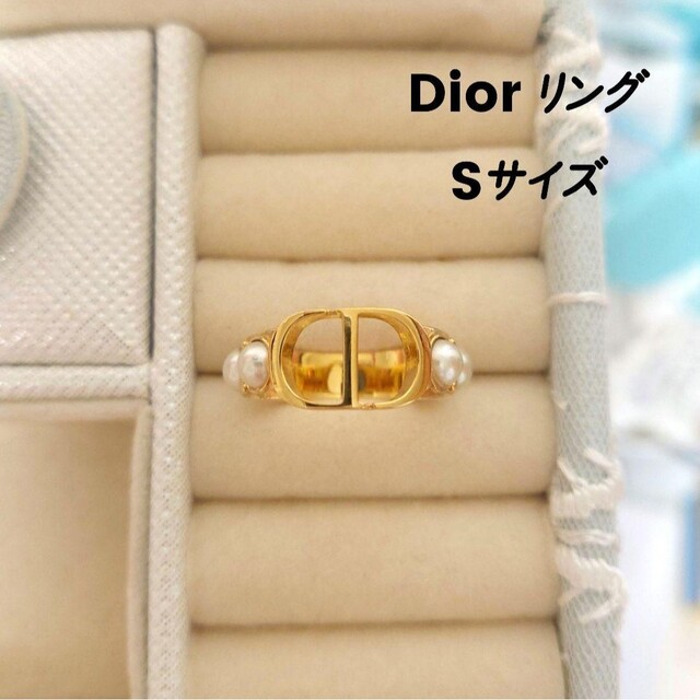 正規代理店 Dior Sサイズ パールリング モンテーニュ 30 Dior - リング