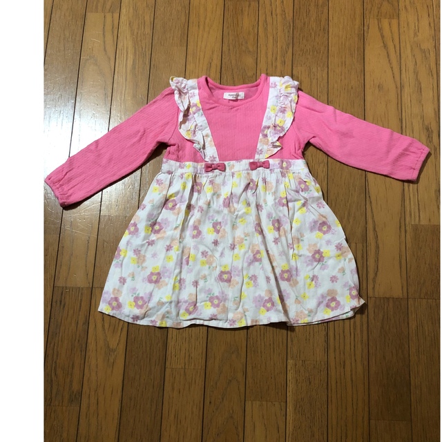 Biquette Club(ビケットクラブ)のビケットクラブ　花柄ワンピース キッズ/ベビー/マタニティのキッズ服女の子用(90cm~)(ワンピース)の商品写真