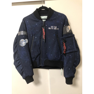 OFF-WHITE - 18SS OFF WHITE × ART DAD MA-1 ジャケット XSの通販 by