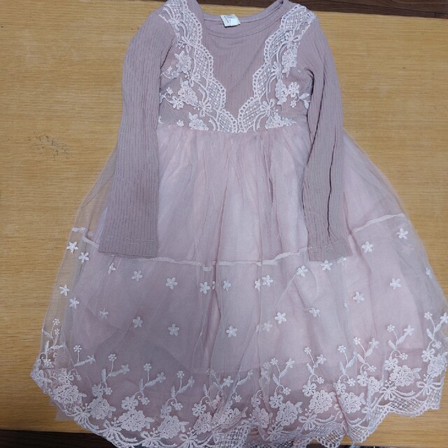 110cmワンピース キッズ/ベビー/マタニティのキッズ服女の子用(90cm~)(ワンピース)の商品写真