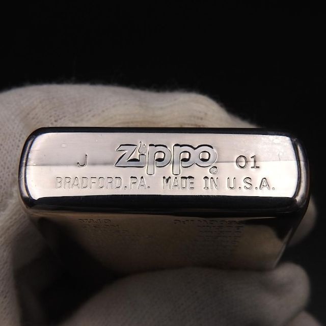 ZIPPO(ジッポー)の希少ジッポーライターZIPPO 2002年日韓ワールドカップ記念 金＆銀メッキ メンズのファッション小物(タバコグッズ)の商品写真