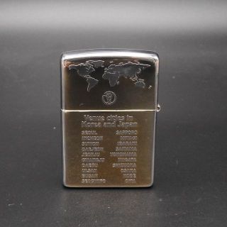 ZIPPO - 希少ジッポーライターZIPPO 2002年日韓ワールドカップ記念 金