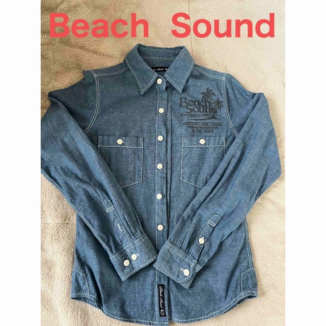 BEACH SOUND(ビーチサウンド)のキッズ　カジュアルシャツ　XS キッズ/ベビー/マタニティのキッズ服男の子用(90cm~)(Tシャツ/カットソー)の商品写真