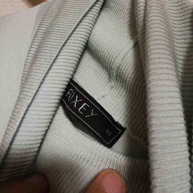 1超美品 FOXEY フォクシー 42 ニット セーター ハイネック