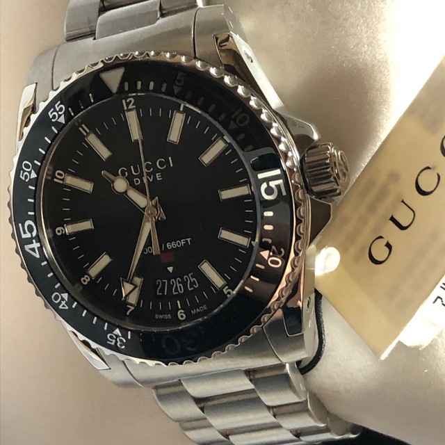 日本製】 Gucci - ☆未使用☆ グッチ GUCCI DIVE ダイヴ 39.5