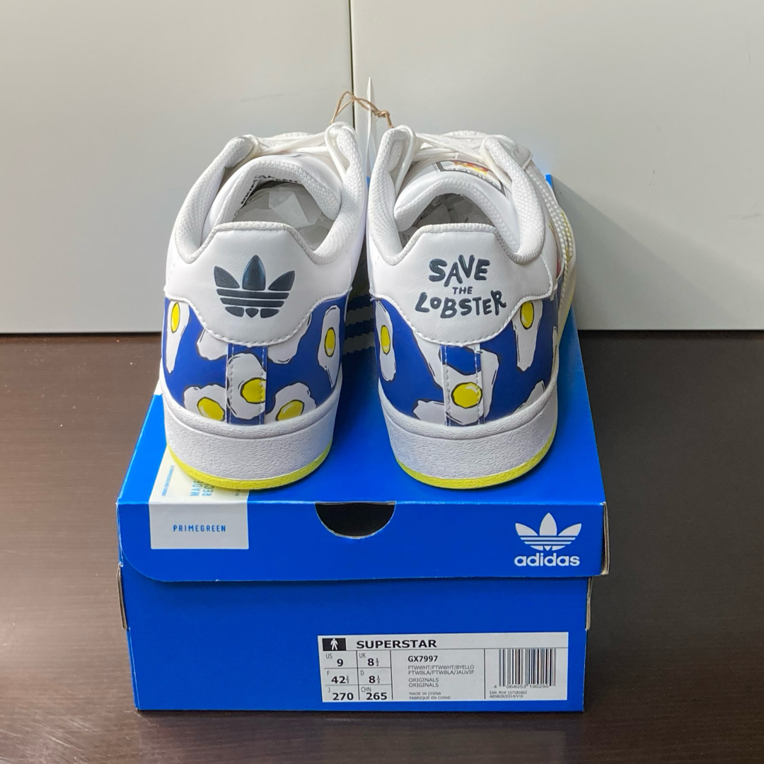 新品27cm】adidas×フィリップ•コルバート スーパースター 27.0 OFF www
