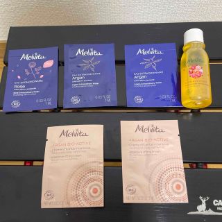 メルヴィータ(Melvita)のメルヴィータ　フラワーブーケ　フェイストナー　& クレンジングオイル　&クリーム(サンプル/トライアルキット)