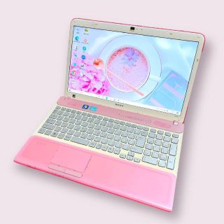 SONY - ピンクVAIO❤️可愛いノートパソコン WEBカメラ 小型軽量✨設定 ...