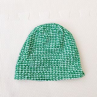 マリメッコ(marimekko)の【新品未使用】marimekko　帽子　緑(帽子)