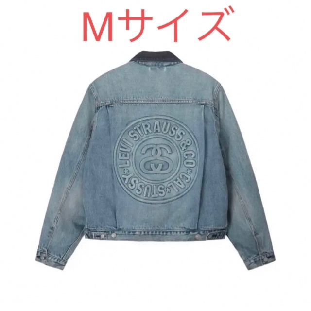 STUSSY  LEVI'S EMBOSSED TRUCKER JACKET