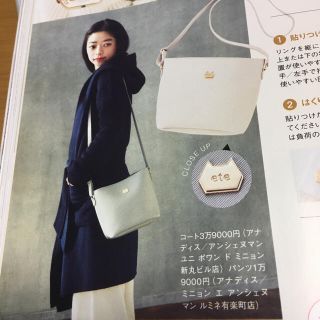 エテ(ete)のGLOW２月号♡eteショルダーバッグ付録(ショルダーバッグ)