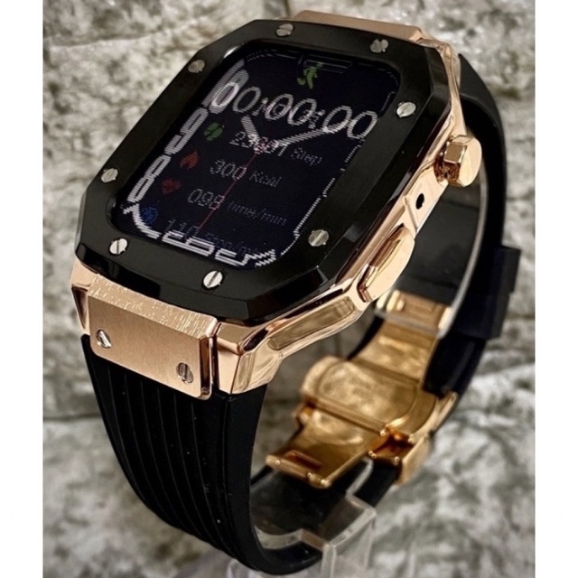 アップルウォッチカスタム　アップルウォッチラバーバンド　アップ様専用 メンズの時計(ラバーベルト)の商品写真