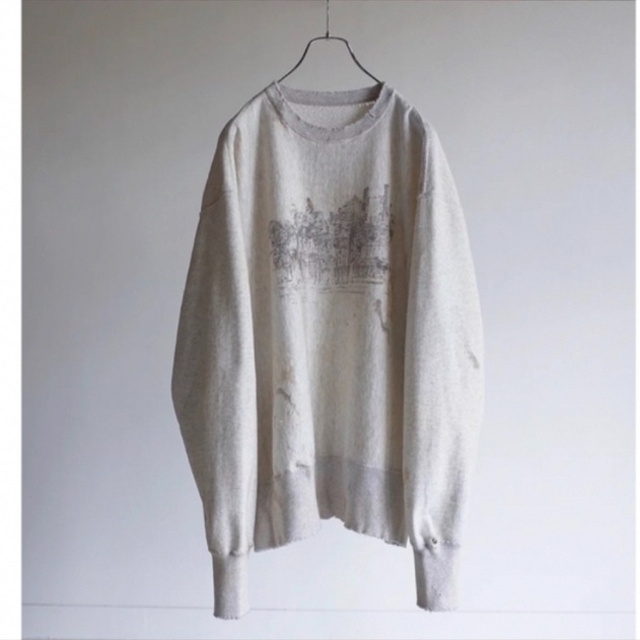 最安値 ancellm 23ss CREWNECK SWEAT SHIRT スウェット スウェット