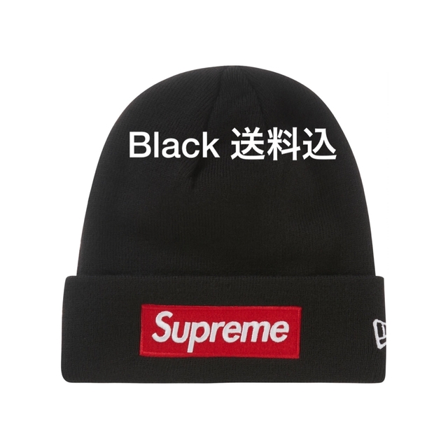 Supreme New Era Box Logo Beanie送料込 Black