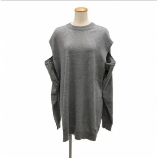 マルタンマルジェラ(Maison Martin Margiela)の美品  Maison Margiela 長袖ニットワンピース レディース (ベスト/ジレ)