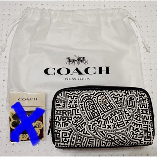 コーチ(COACH)のコーチ COACH キースヘリング ミッキー ラメ入り ポーチ (ポーチ)