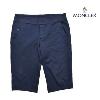 モンクレール(MONCLER)の【訳あり】MONCLER スウェット ショートパンツ ショーツ ネイビー L(ショートパンツ)