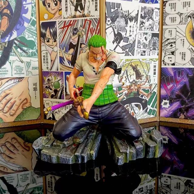 ワンピース ロロノア・ゾロ 獅子歌歌 ガレージキット 塗装済み完成品
