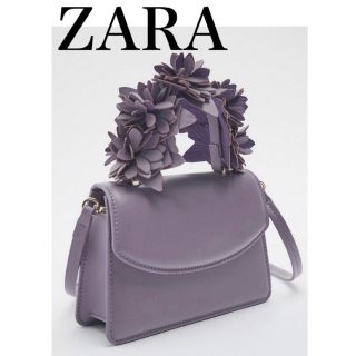 ザラ(ZARA)の新品　ZARA  今季　ミニ　フラワー　フローラル　ハンドバッグ　　タグ付(ハンドバッグ)