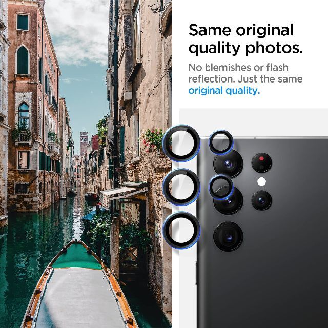 Spigen EZ Fit Optik Pro カメラフィルム Galaxy S 5