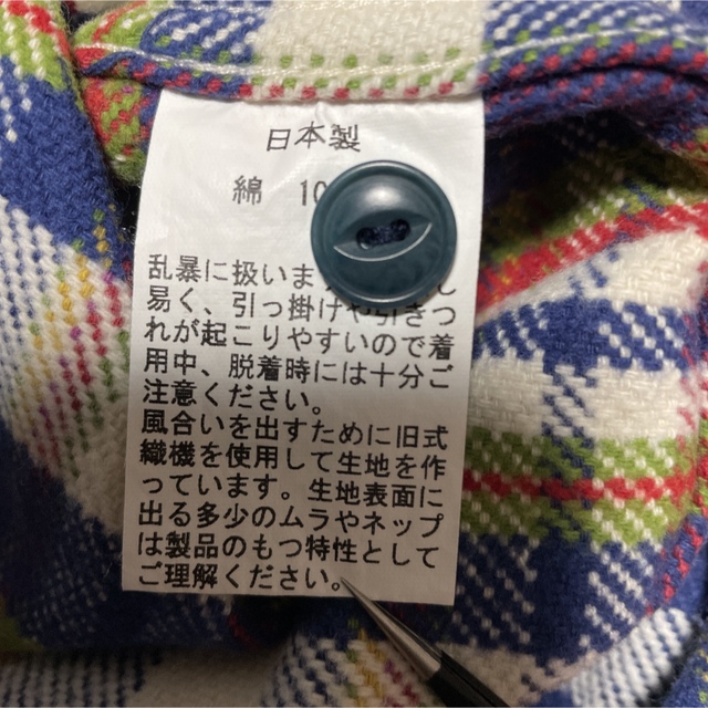 『UES』ウエス　ネルシャツ　ヘビーネル　チェックシャツ　ヘビーオンス　日本製 メンズのトップス(シャツ)の商品写真
