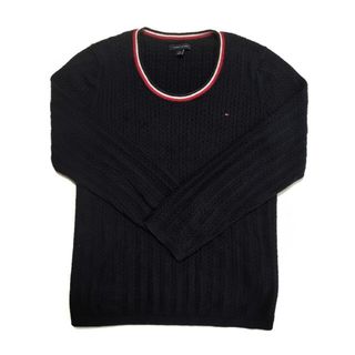 トミーヒルフィガー(TOMMY HILFIGER)の【良品】TOMMY HILFIGER(トミーヒルフィガー)メンズニット L(ニット/セーター)