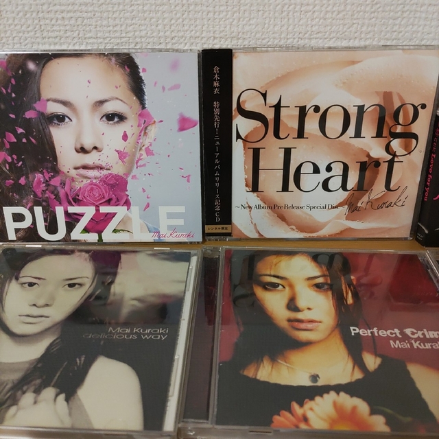 アルバムDVDシングル8枚セット倉木麻衣マキシ非売品Strong Heart限定 アルバムDVDシングル8枚セット倉木麻衣マキシ非売品Strong Heart限定