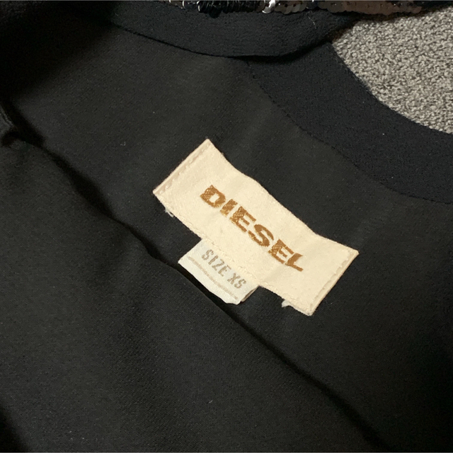 DIESEL(ディーゼル)のDIESEL スパンコール ワンピース 美品 レディースのワンピース(ミニワンピース)の商品写真